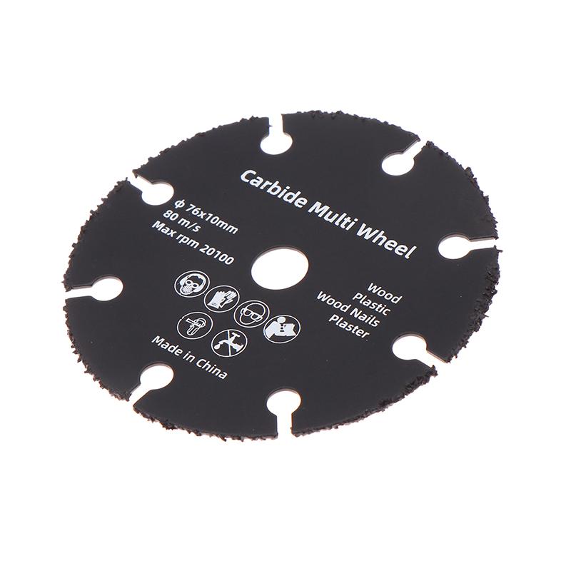

3Inch Wood Carving Disc, Plastic Cut Off Wheels,Circular Saw Blade Carbon Steel Tipped Plaster Cutting Disc Angle Grinder one size