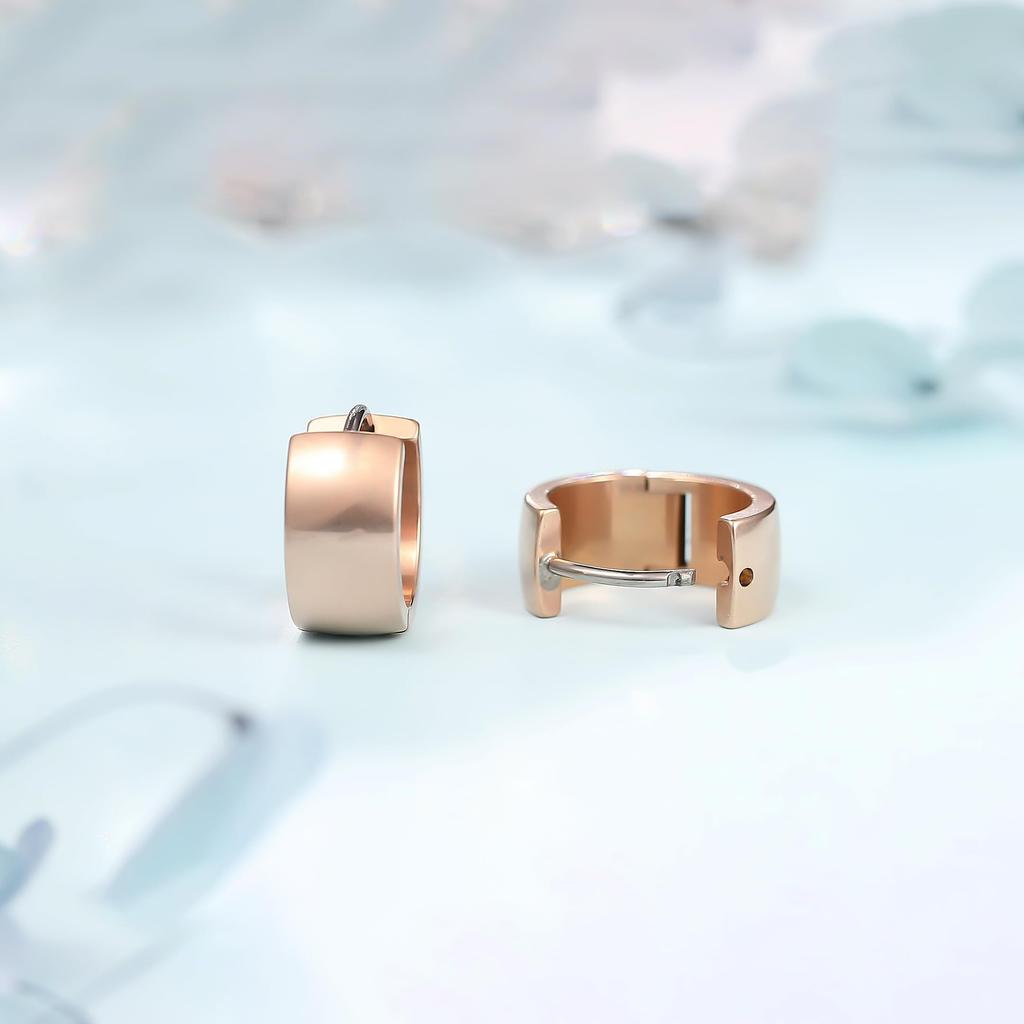 Limerencia Medical Grade Titanium Permanent 10mm Inner Chunky Hoop Second Piercing Hoops, Piercing, Diameter, Earrings, Hypoallergenic, Unisex,