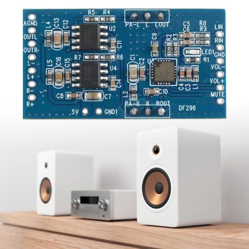 Zweikanal-Elektronischer Lautstärkeregler 2x3W Audio-Leistungsverstärkerplatine für die Klanganpassung in verschiedenen Anwendungen