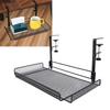 Under Desk   Clamp On Storage Shelf Basket Cable Management Tray for Wire Router Power Strip
