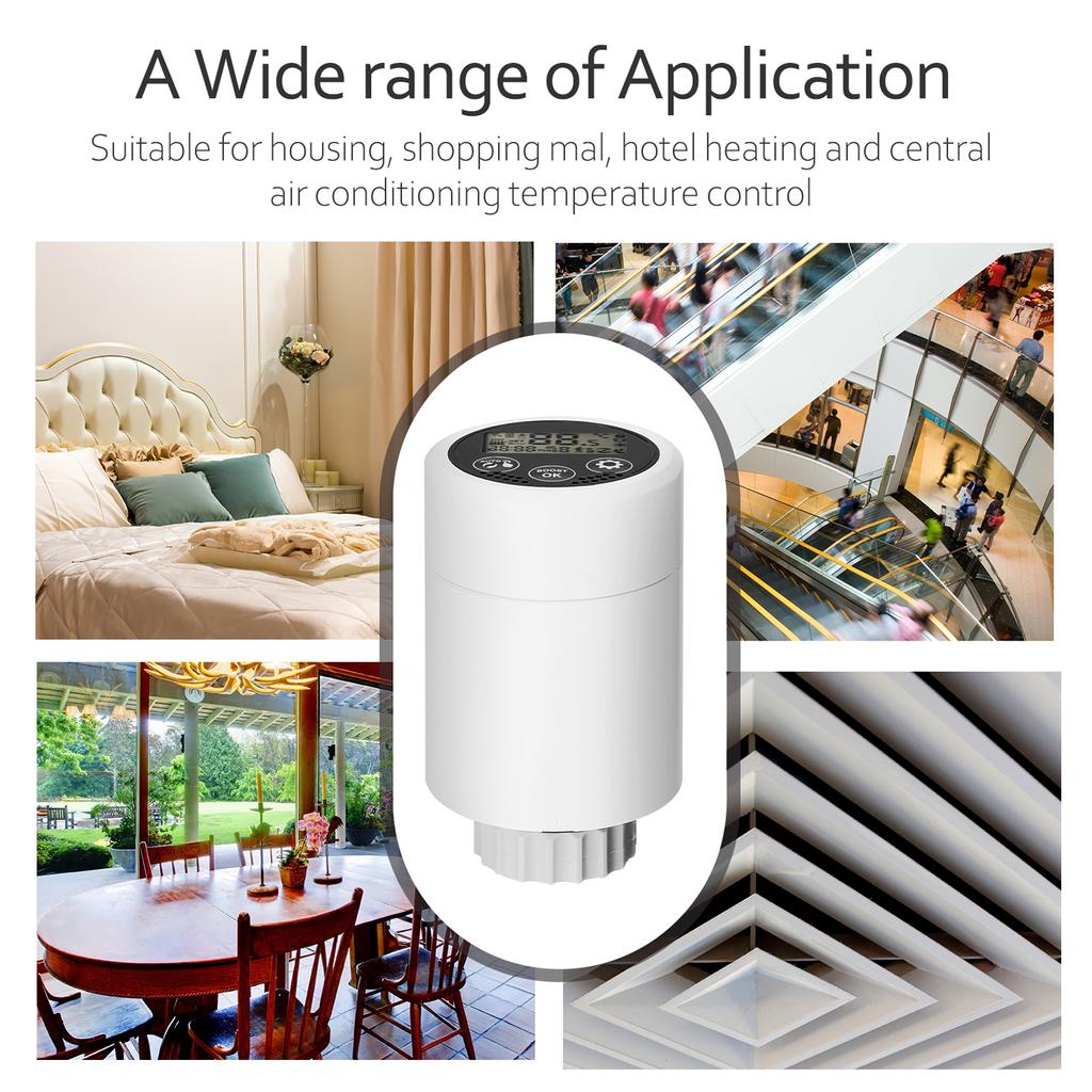 HY366RT ZigBee Temperature Controller Thermostatic Radiator Intelligent Home Household Temperature