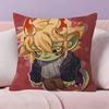Mushroom Oasis Anime  Pillowcase Toon Gift Cushion Cover Bedroom Home Sofa Chair Seat Decor Pillow Case