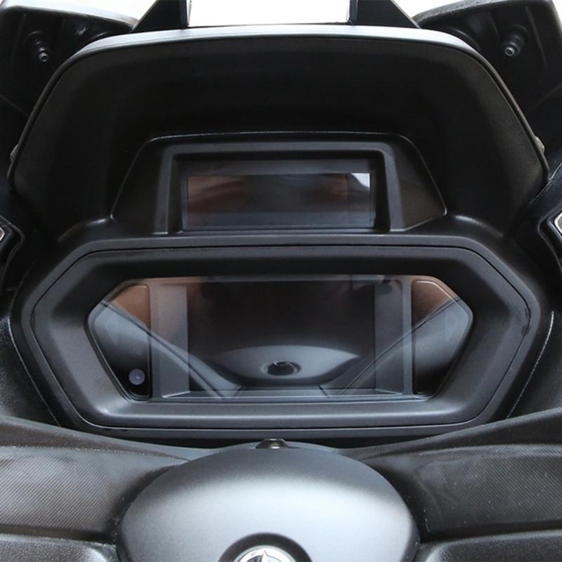 Kratzfeste Schutzfolie Klare Schutzfolie Einfach anzubringende Folie Leichte Armaturenbrettfolie für XMAX300