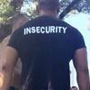Insecurity Graphic Tee Short Sleeve Cotton Funny Security Unisex Unisex Shirt for Bodyguard Bouncer Security Guard DoorUnisex