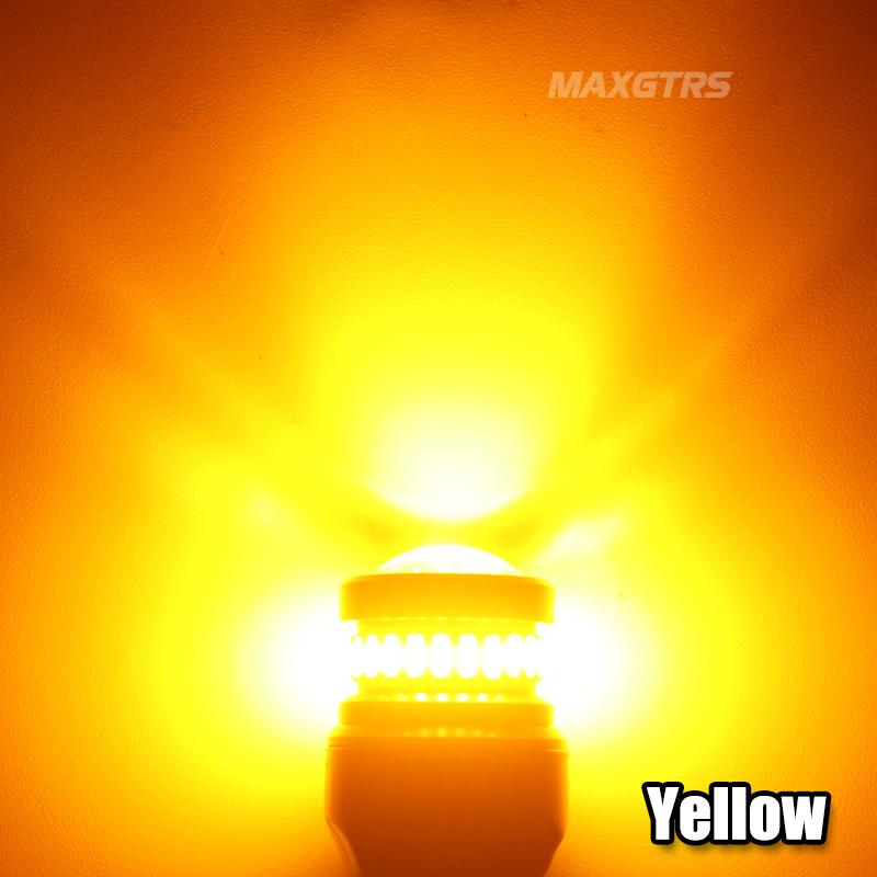 MAXGTRS 2x LED T20 1157 BAY15D Car Lights P21/5W P27/7W BA15D 7443 W21/5W LED Turn Signal Brake Reverse Tail Lamp