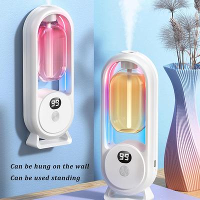 Wall Mounted Essential Oil Diffuser Wall Mounted Essential Oil Diffuser 3 Power Level 360° Surround Spray Battery Life with LCD Display