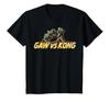 King Kong Skull Island Vs Gaw MonsterVerse Mash Otaku Stencil T-Shirt