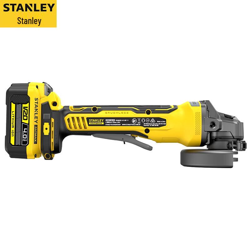 STANLEY 20V Cordless Brushless 125mm Angle Grinder CN plug (adapter included)