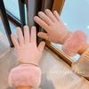 Gloves for Women In Winter Plus Velvet Thickened Warm and Cute Cycling Cold Proof Cycling Windproof Touch Screen Skiing