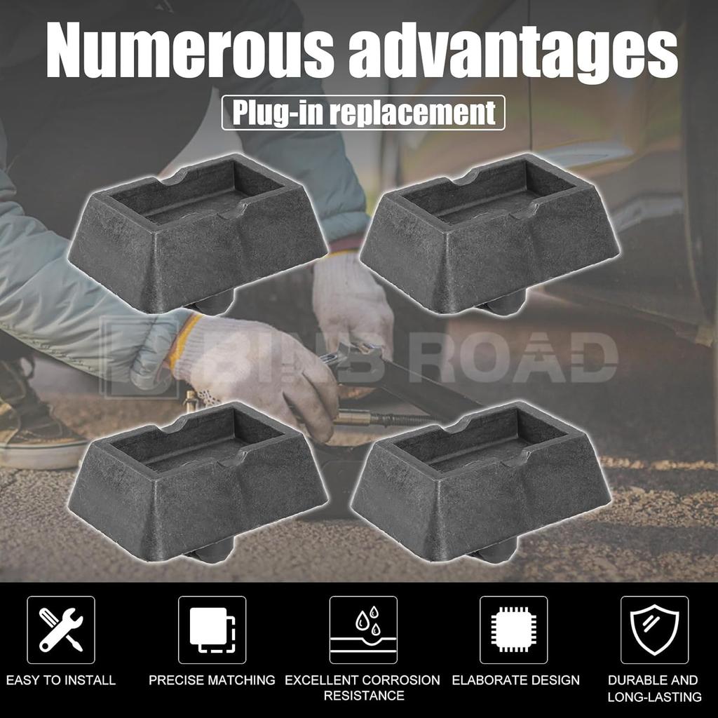 4PCS Under Car Jack Support Lift Pad 51718268885 Compatible with BMW E46 E63 E64 E65 E66 E67 E83 E85 E88 E89