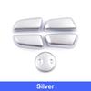 For Nissan Qashqai ABS Car Seat Adjustment Switch Control Button Covers Decorative Frame Sticker Trims Interior Protection 2024