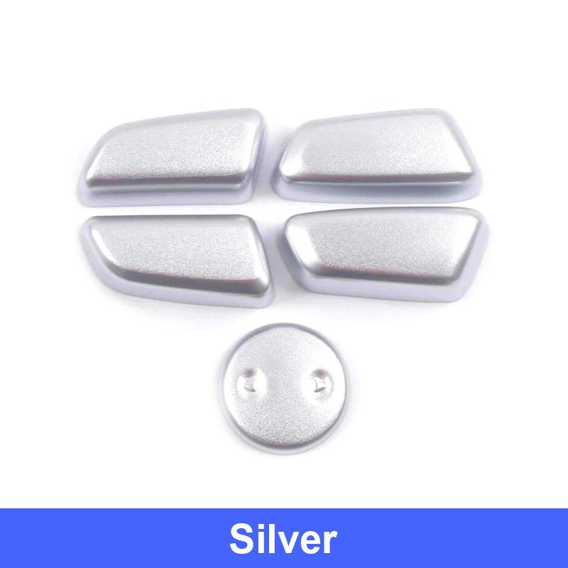 For Nissan Qashqai ABS Car Seat Adjustment Switch Control Button Covers Decorative Frame Sticker Trims Interior Protection 2024