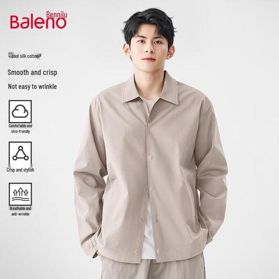 Baleno Men's Loose Fit Casual Coach Jacket