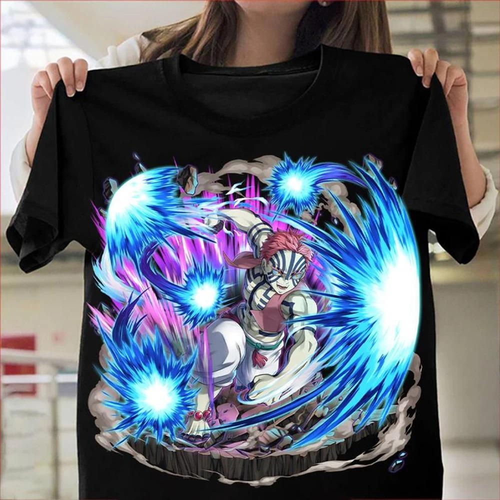 25 New Hot Selling Fashion Anime Demon Slayer Kimetsu No Yaiba Personality Trendy Short Sleeved T-shirt Fashion Gifts Kids Bro