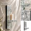 Candle Holder Centerpiece, Decorative Glass Candlestick for Wedding and Home Decor
