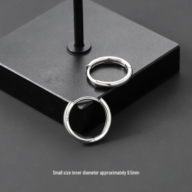 

Минималистичные серьги-кольца из серебра 925 пробы и каффы для мужчин и женщин