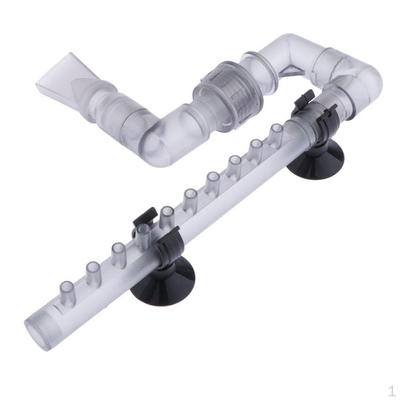 Praktyczny odpływ zbiornika na wodę akwariową 12/16 mm szary