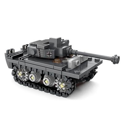 II. Dünya Savaşı Ordu Askeri Asker SAWT Asker King Tiger Ağır Tank DIY Model Yapı Taşları Çocuk Oyuncağı