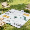 Large 200x150cm/200x200cm Foldable Outdoor Blanket Waterproof Sand Resistant for Adults Ideal for Park Beach Festivals