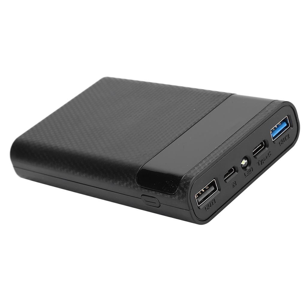 ABS 4 x 18650 Portable Quick Charging Battery Box Repeated Disassemble No Welding Mobile Power Case Kit