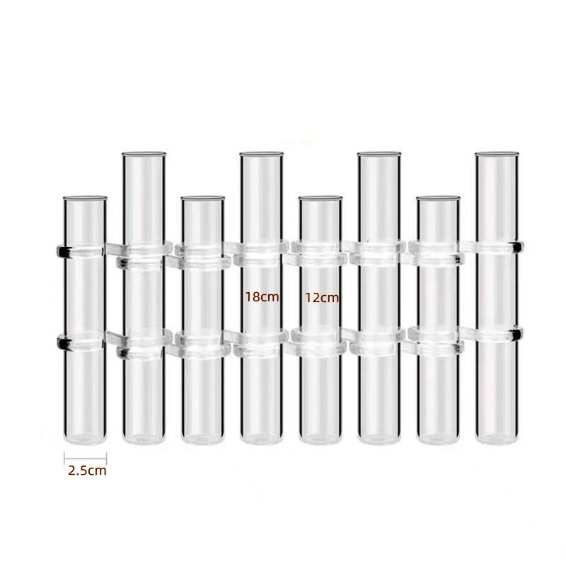 Foldable Transparent Glass Vase for Tulips - Modern Hydroponic Display and Decoration.