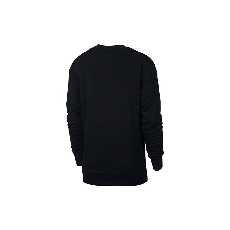 Nike Sweatshirts Men's Black Crew Neck Moderate Regular 928428-011