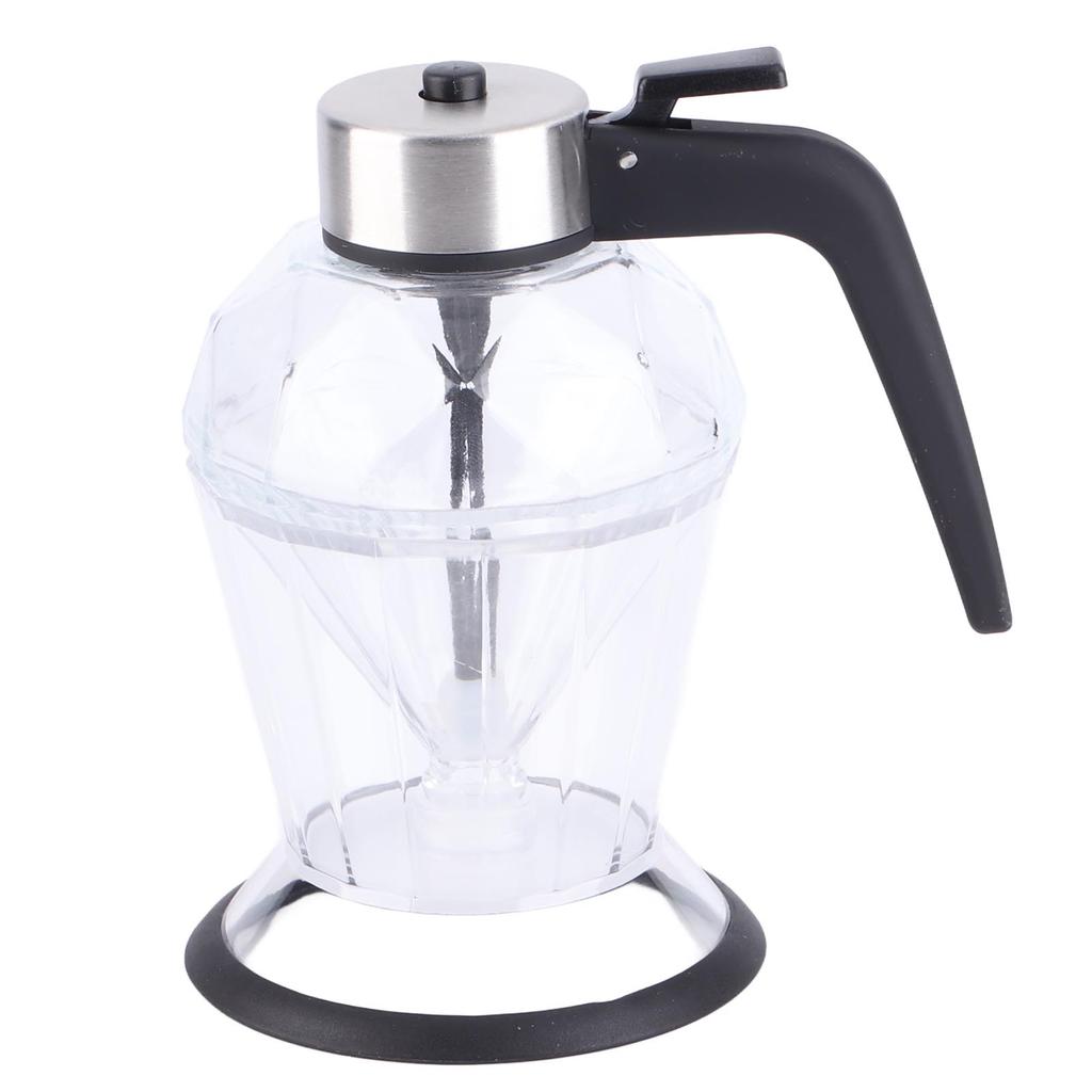 Diamond Honey Bottle Press Type Transparent Glass 200ml Handheld Oil Dispenser for Soy Sauce