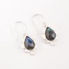 Labradorite Gemstone Earrings 925 Sterling Silver Handmade Jewelry Birthday Gift EE-163-34