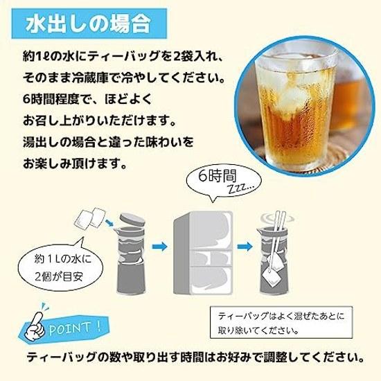 Ganko Chaya Bulk Hojicha (Large Capacity Tea Bags 4.5g 100 Bags) Refreshing Flavor (Iced Hot) Cold Brew (Office Home Use) Japanese