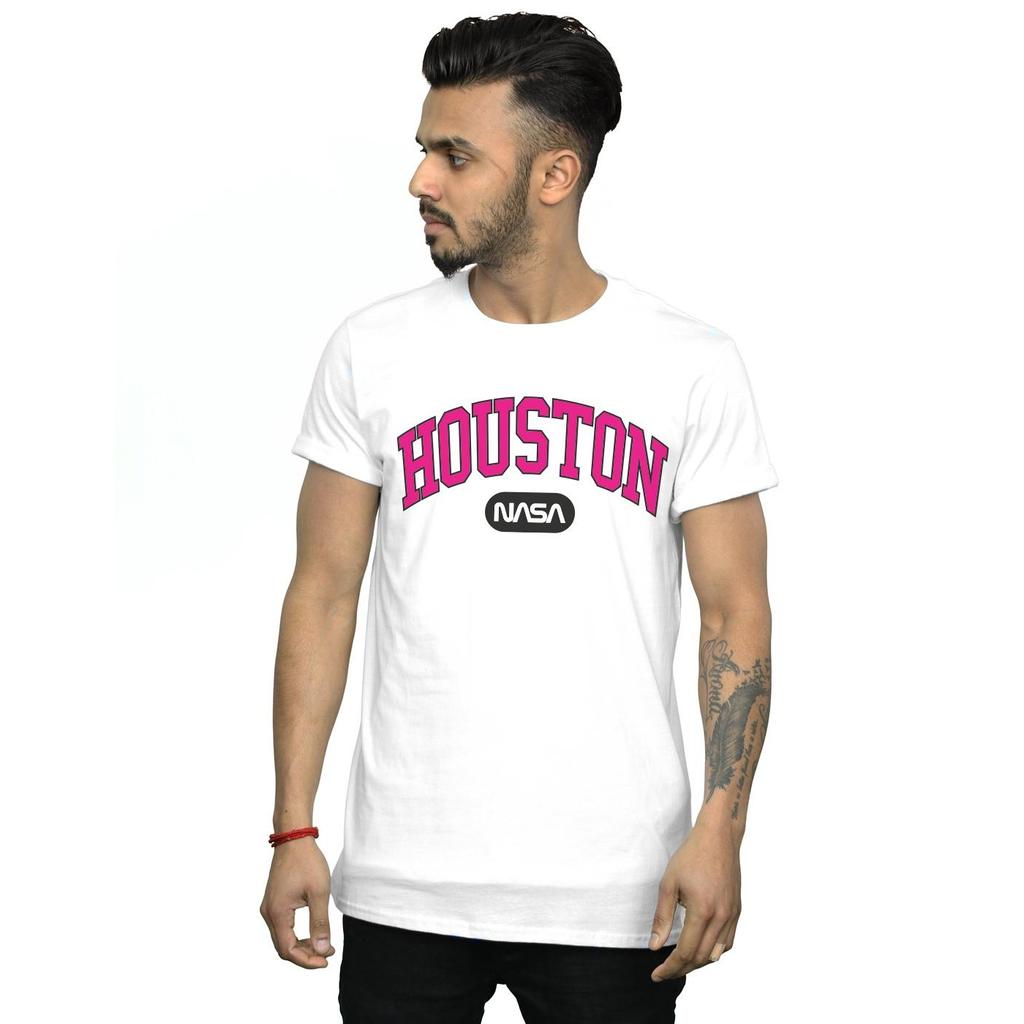 NASA Mens Houston Collegiate T-Shirt