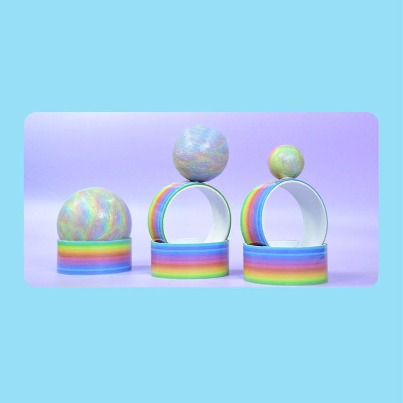 Bila de Bandă Adezivă Colorată Decomprimare Lipicios Rulare DIY Jucării Amuzante Bile Colorate Fabricare Jucărie Colorată Mascare Lipici