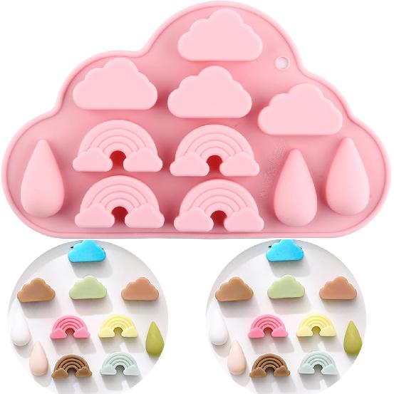 Clouds Shaped Silicone Chocolate Molds Cloud Chocolate Mold For Chocolate