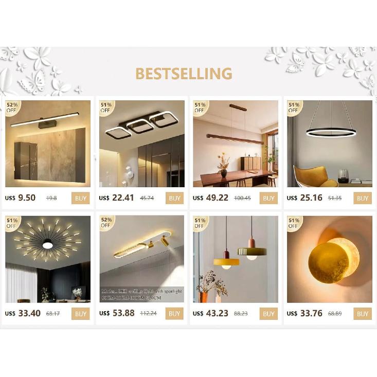 DAMIASMIL Modern LED Wall Lamp for Bedroom Bedside Wall Lights Home Living Room Decoration Interior Wall Sconce Fixture Luster