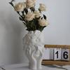 Concrete Vase Silicone Molds DIYs Flowerpot Mould Ornament Making Flower Girl Plaster Epoxy Resin Castings Molds Decors