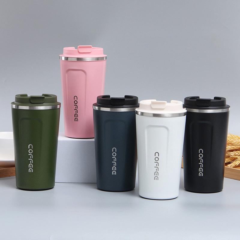 510Ml Water Bottle Leakproof Travel Thermo Cup Double Stainless Steel For Tea Water Coffee Mug Car Thermos Mug