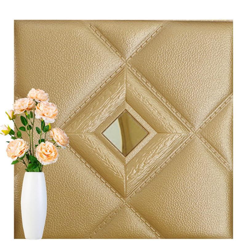 New DIY Living Room Decoration TV Background Wall Sticker Stereo Ceiling Panel Roof Foam Home Wallpaper Self-adhesive Waterproof