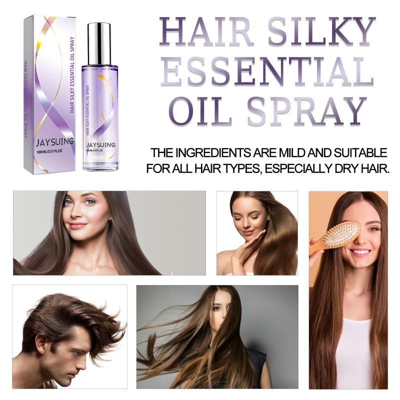 Hair Silky Oil Spray Repair Dry Damaged Smoothing Frizz Scalp Treatment Soften Strengthening Shiny Nourishing Hair Oil