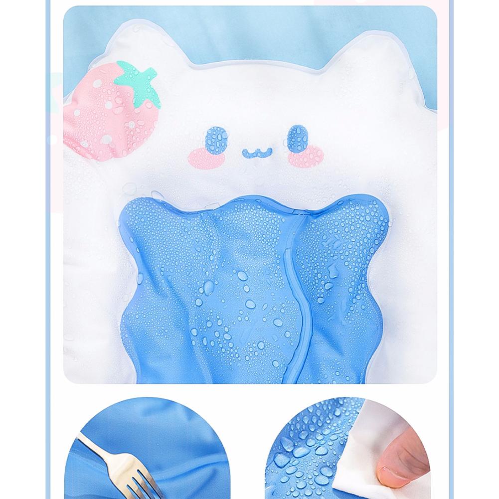 Pet Strawberry Pattern Ice Pad 3-layer Waterproof Summer Cooling Mat Sleeping Bed Pet Supplies For Dogs Cats