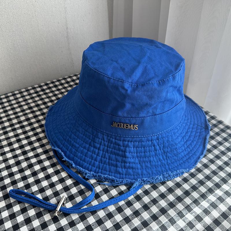 1 Pz Versione Coreana Cappello da Pescatore Femminile Pieghevole Retro Abbinabile Viaggio Tesa Cappello Temperamento Mostra Viso Piccolo Cappello a Secchiello