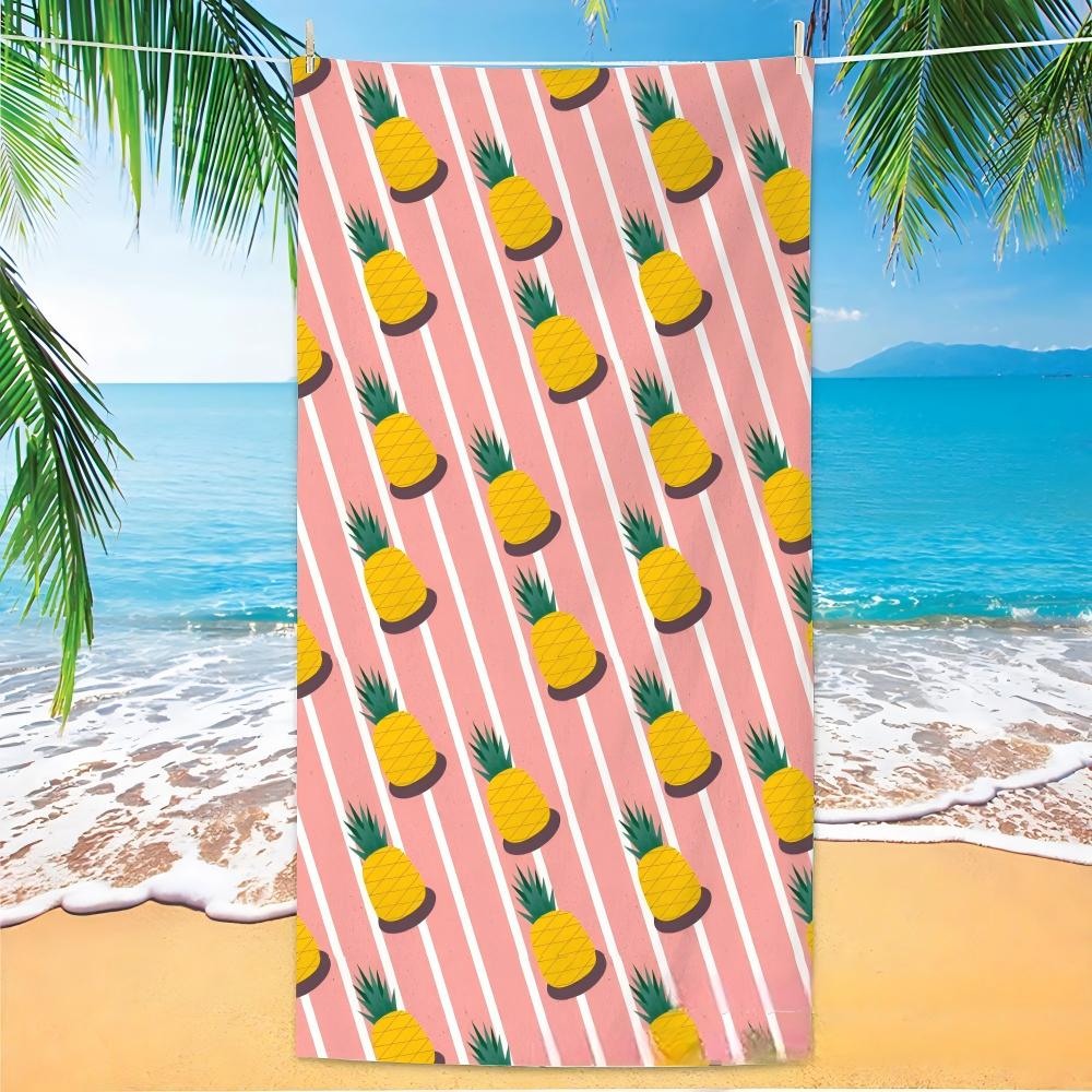 Kaktus-Print Strandtuch Westwüsten-Design Schnelltrocknendes saugfähiges Handtuch