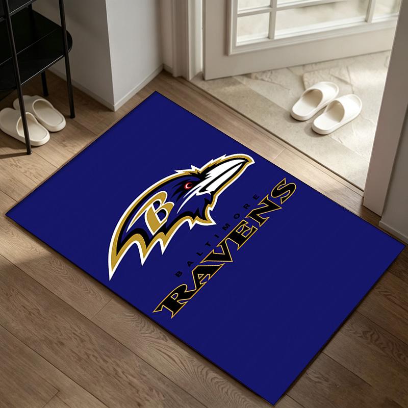 Baltimore Ravens  Carpet Non-slip Indoor Mat Suitable for Office Chair Living Room Computer Desk Decorative Home Office Carpet Polyester Fiber Mat 800