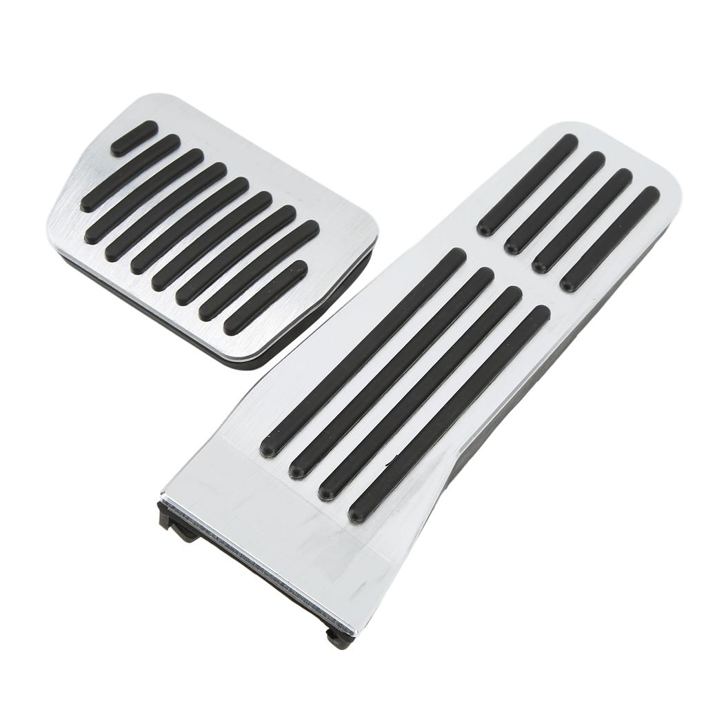 Brake Pedal Accelerator Pad Kit Aluminum Alloy Rubber Nonslip Replacement for Mazda 3 AXELA