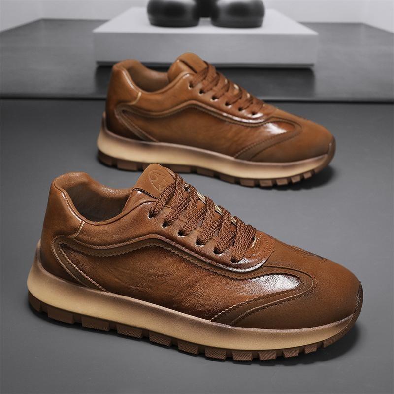 Men's shoes new blue sports shoes men's trend platform casual shoes dad shoes