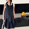 Summer Girls Princess Dress Kids Sleeveless Dress with Ruffles Design Dresses for Teen Child Casual Vacation Beach Dress