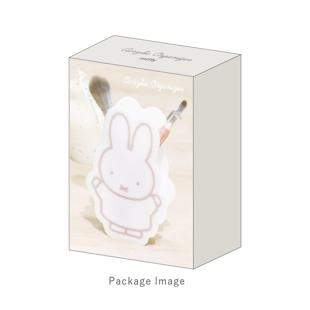 Tees Factory Miffy Acrylic Organizer, White, MF-5542497WH