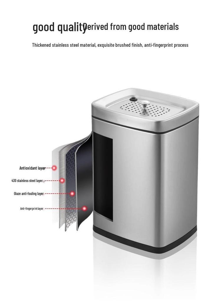Stainless Steel Tea Table Wastewater and Residue Filter Bucket
