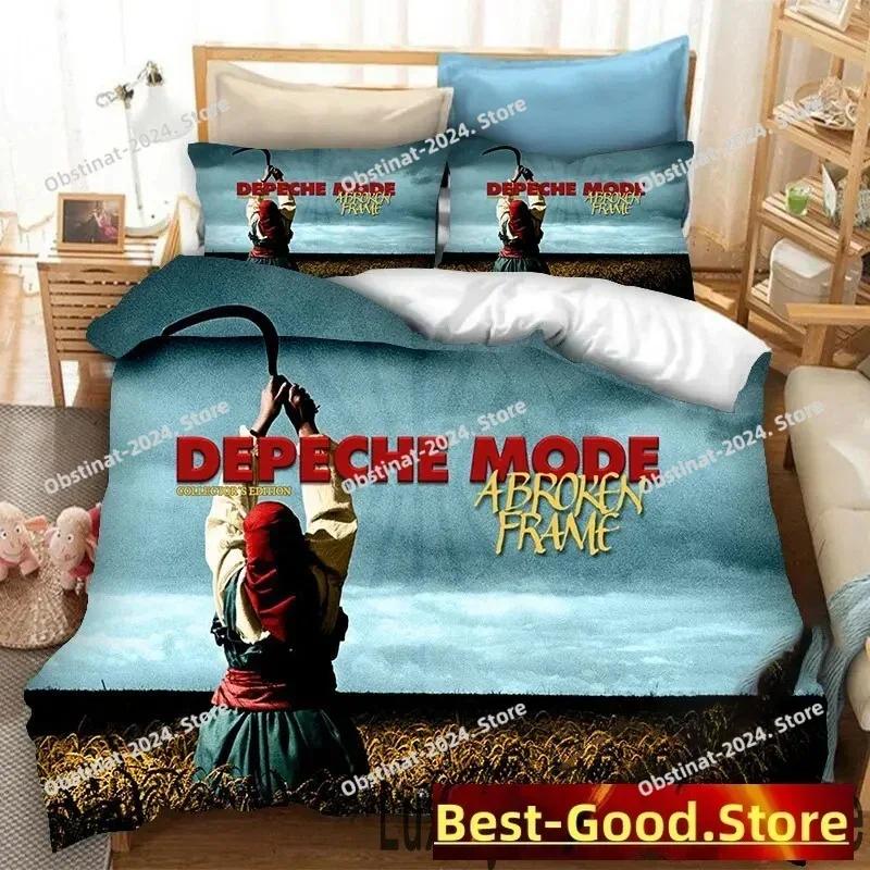 3D Spausdintas Depeche Mode Patalynės Komplektas Dvigulis Twin King Antklodės Užvalkalas Antklodė Pagalvės Užvalkalas Berniukams Mergaitėms Suaugusiems Miegamasis