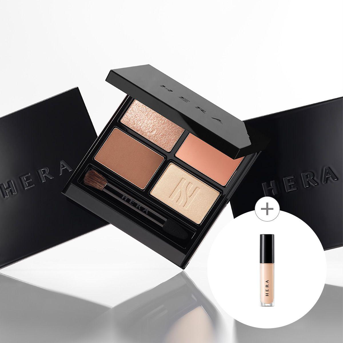 Четырехцветные тени для век 9 г No. 3 Nudie Taupe