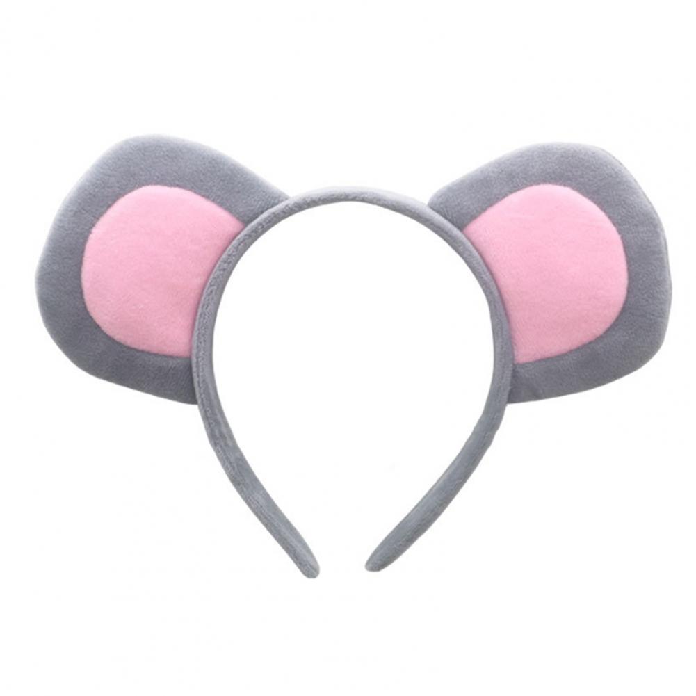 Children Mouse Costume Accessories Mouse Ears Headband Tail Mouse Costume Set for Halloween Christmas Parties for Adults