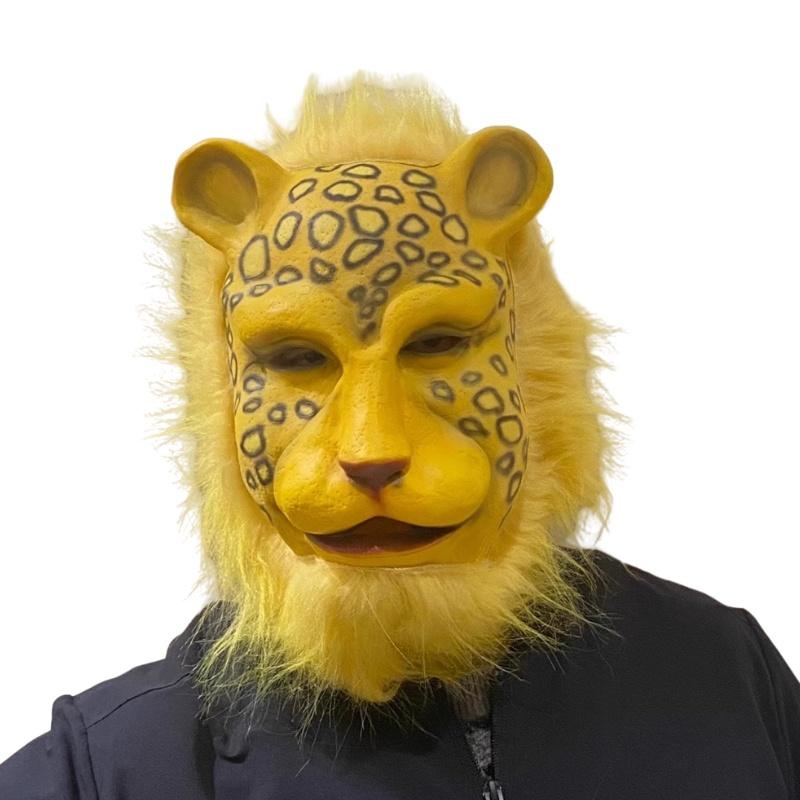 Rolig djurhuvudbonad för Halloween Cosplay Latexmaterial Olika designer Perfekt för utklädning Roliga rekvisita Karaktärer)